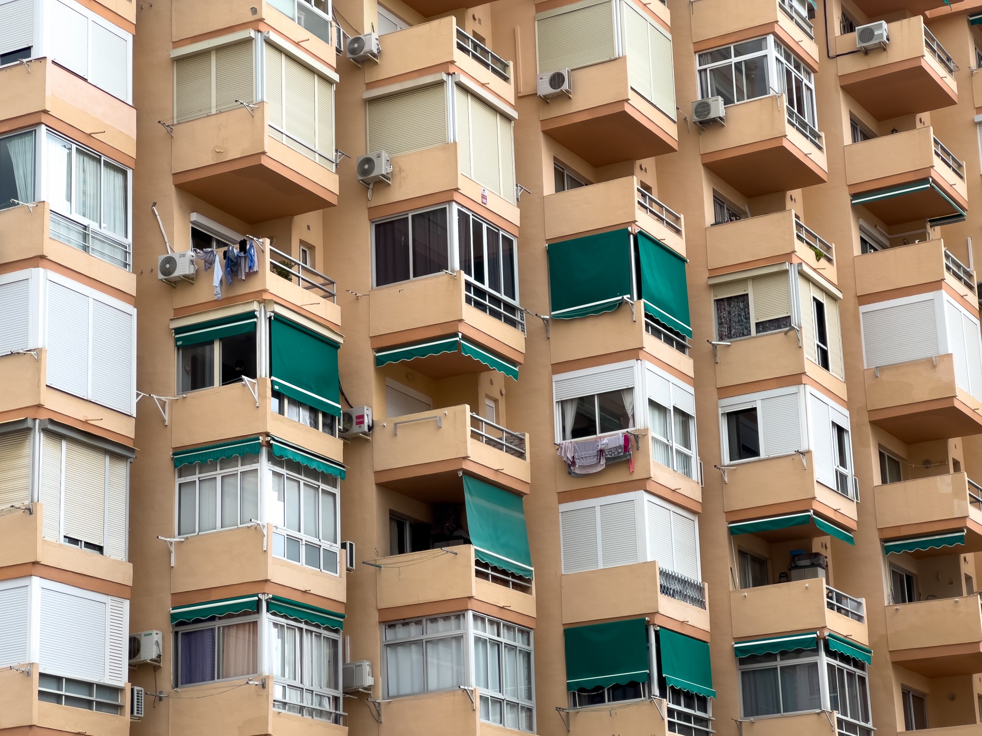apartment buildings